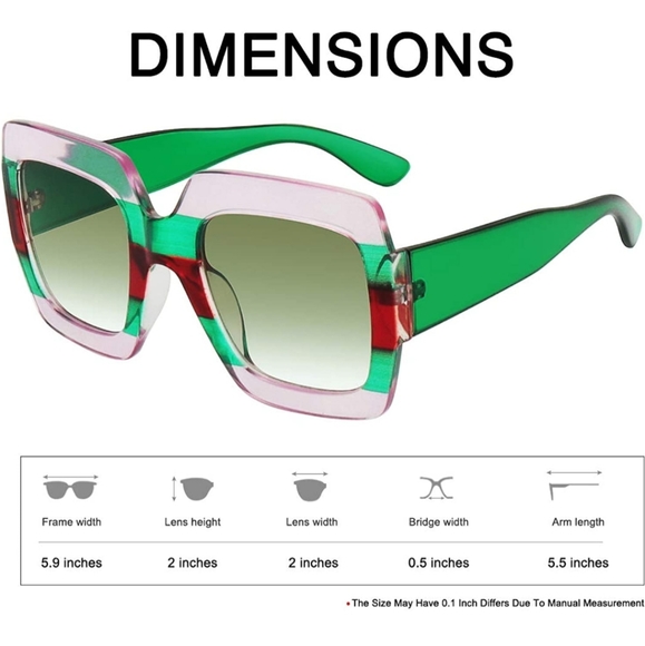 SQUARE COLORBLOCK SUNGLASSES 🕶 😎 - Picture 4 of 10